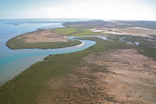 Fields creek Nickol Bay Fields creek Nickol Bay